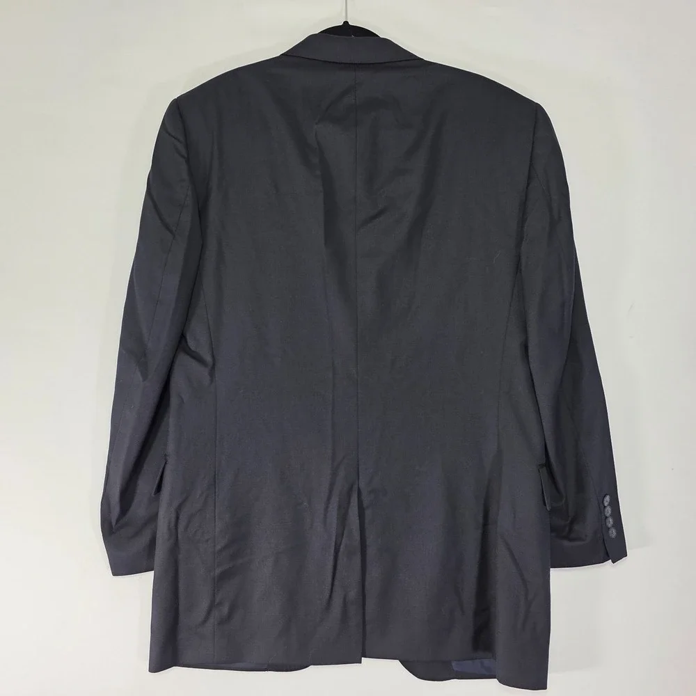 JOS A BANK 710 Gordon Men's Sport Coat Blazer Two Button Deep Navy Wool Size 40L